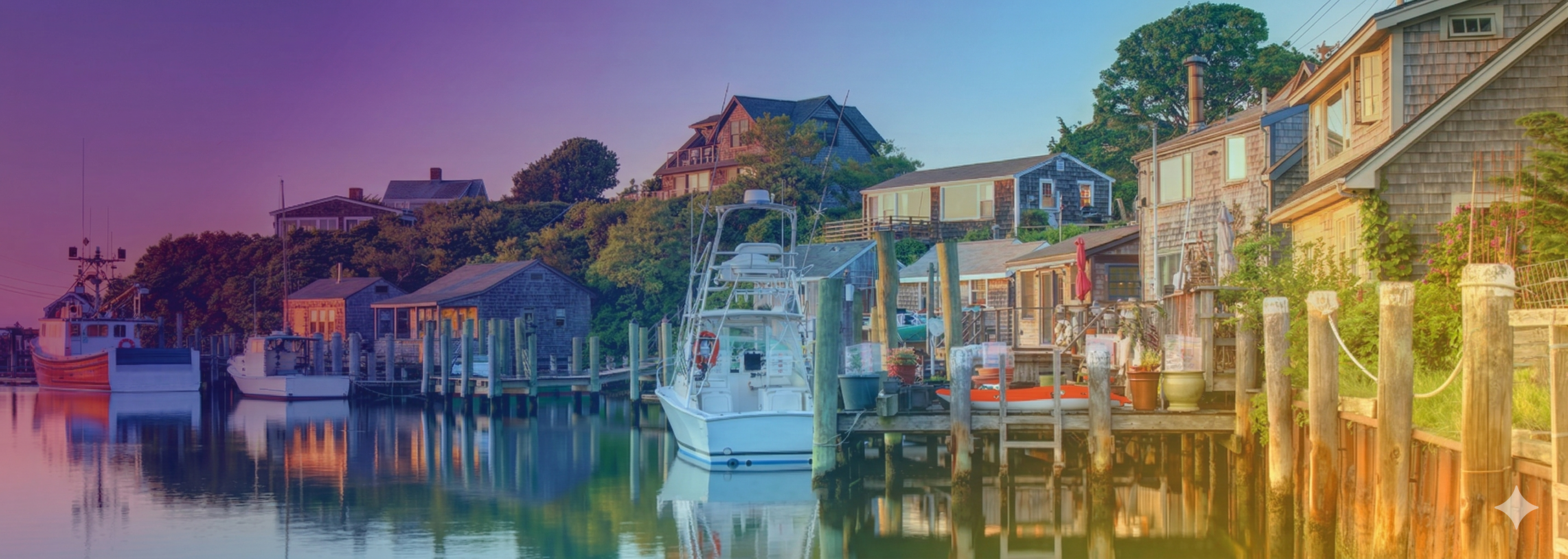 Duke's County, Massachusetts waterfront